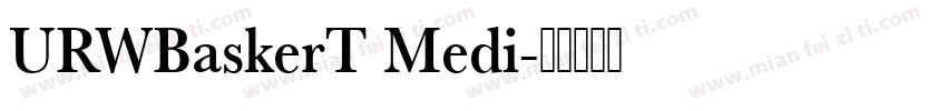 URWBaskerT Medi字体转换